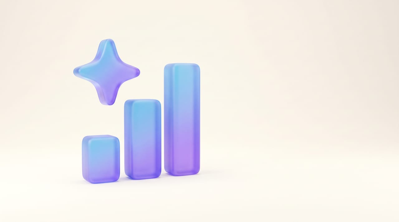 A sparkle star beside tiered ascending usage bars, representing Gemini usage limits across plans