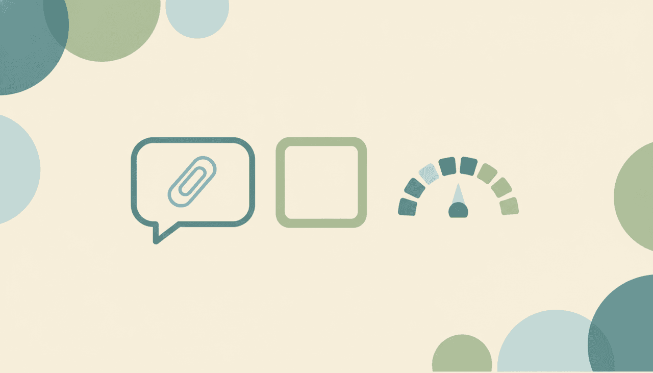 A flat-vector paper plane beside a file icon and a size gauge representing Telegram file size limits